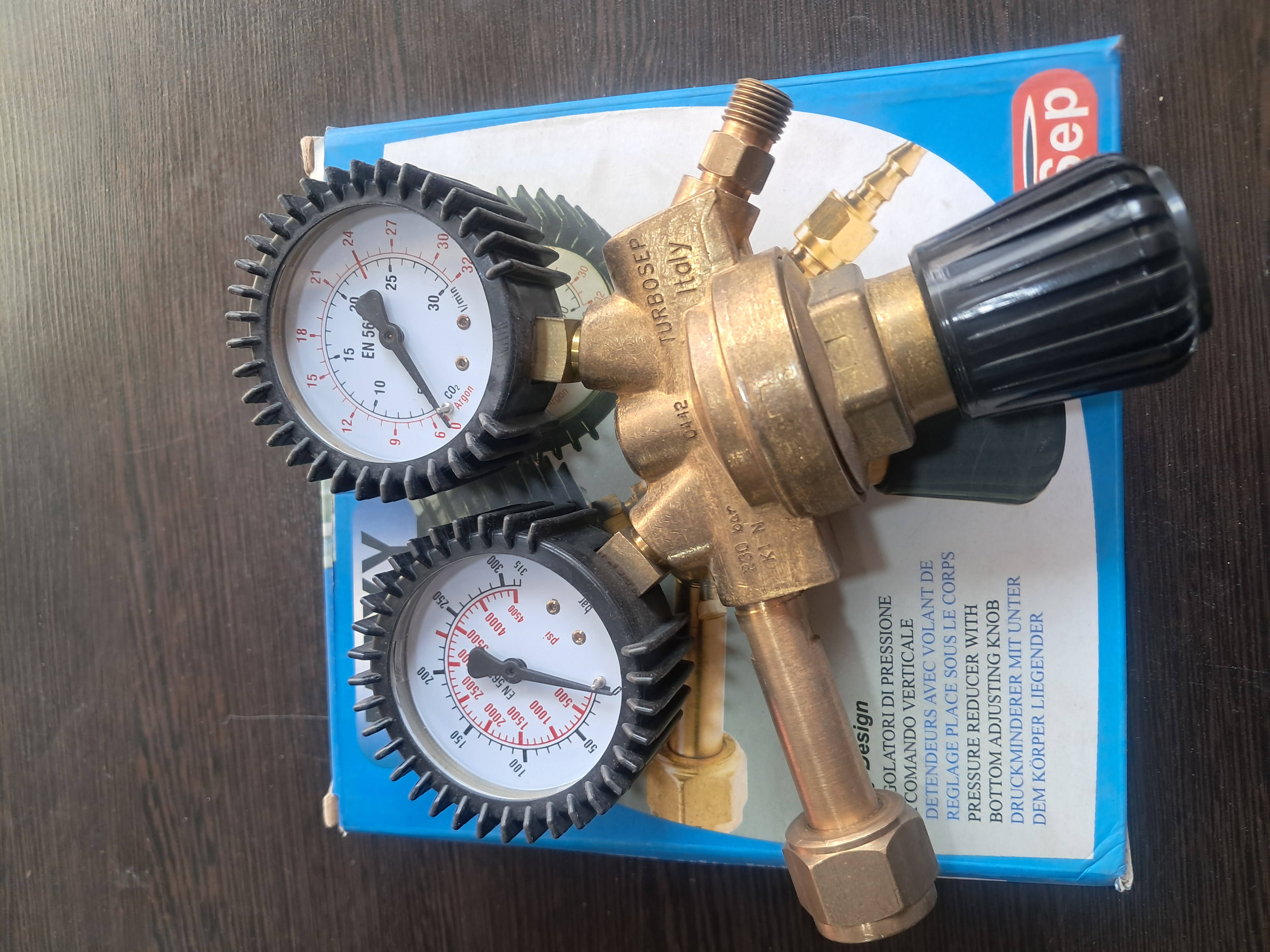 مانومتر co2 برند MAXY ایتالیایی اصلی مدل Turbo Sep